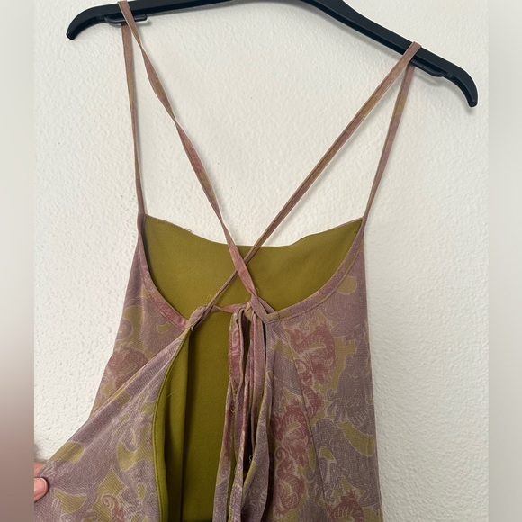 Unique Vintage Dragon Maxi Dress Tie Dress - Picture 5 of 7